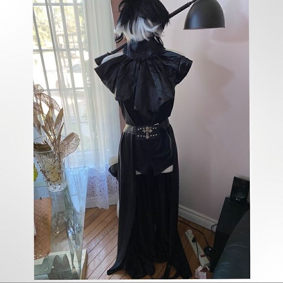 VAMPIRE Slayer Halloween costume Romper w/ Attached Skirt Panels Sz L - Picture 3 of 10